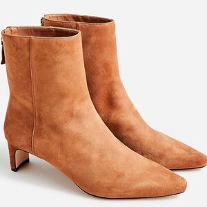 NIB J. Crew Women's Tan Suede Ankle Boots Size 8M